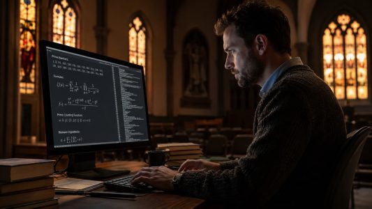 Diácono evangélico pesquisa número primo da Matemática