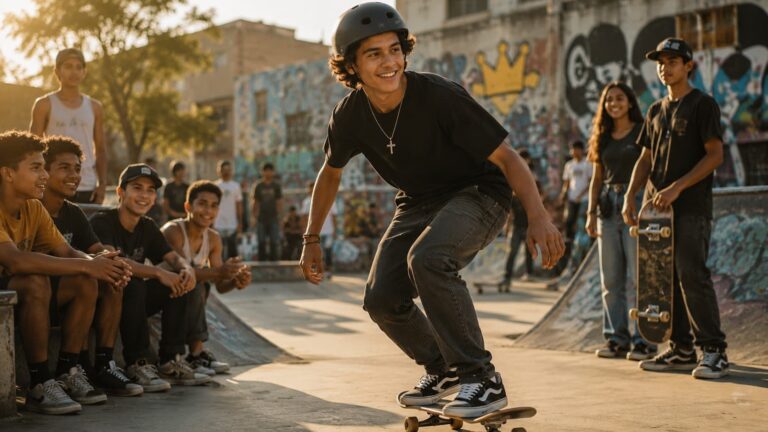Skate e evangélicos.